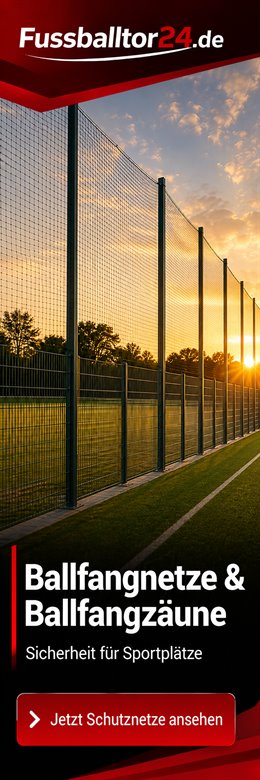 Fussballtor24.de - Ballfangnetze und Ballfangzaeune